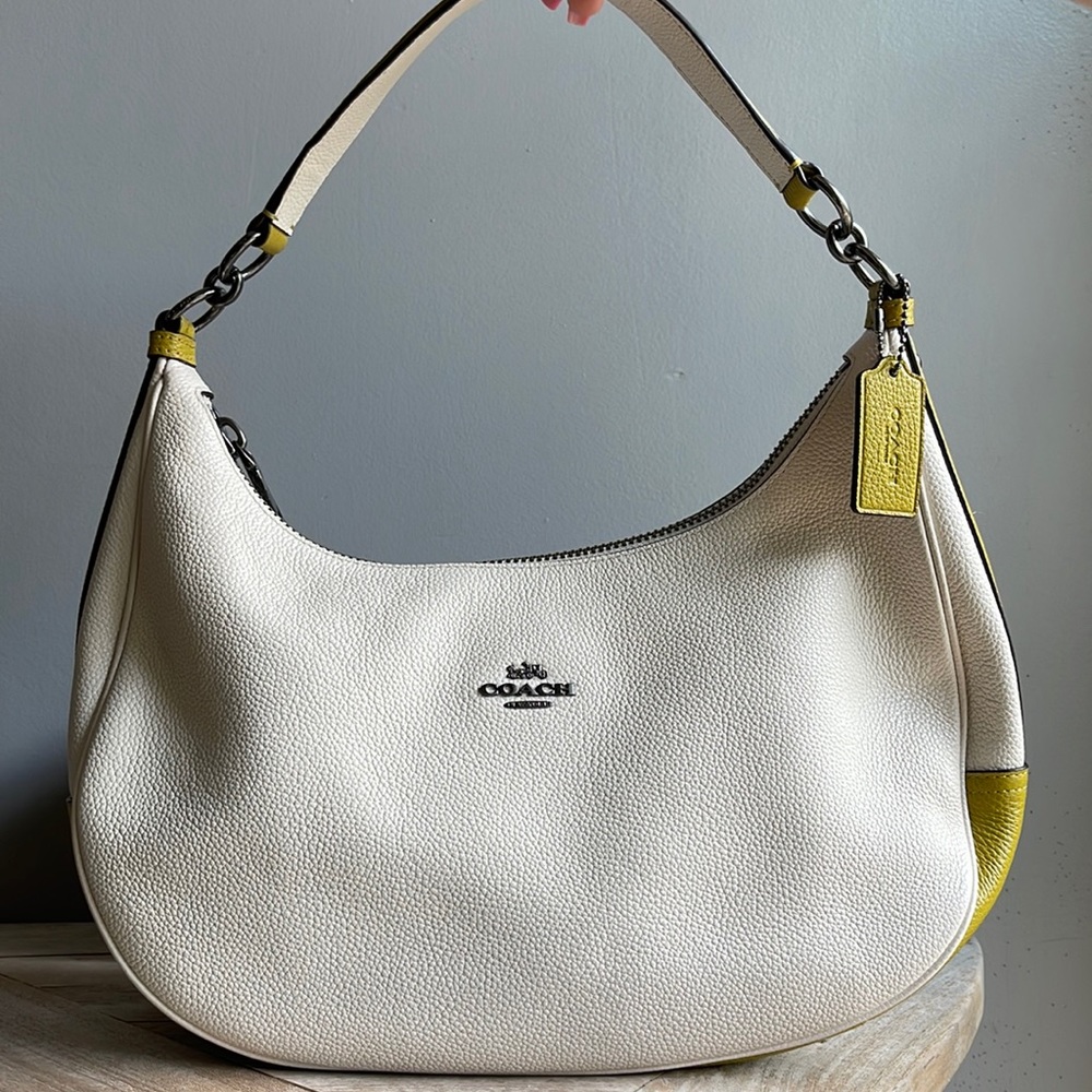 Coach Harley East/West Hobo in peddle leather .